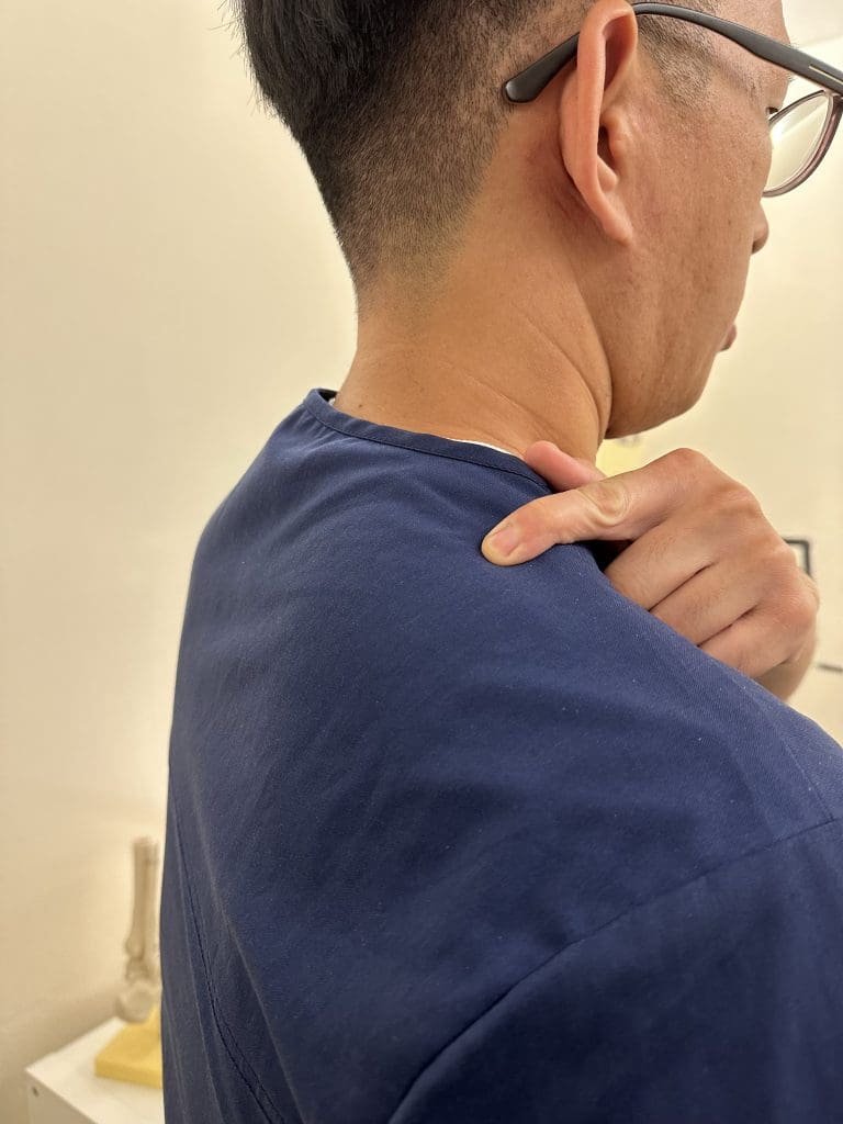 Shoulder pain massage ball tutorial